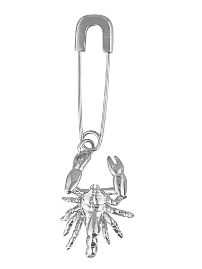 Shop Ambush Scorpion Earring In Silver