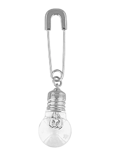 Shop Ambush Light Bulb Earring In Silver