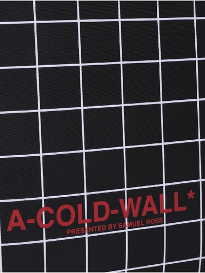 Shop A-cold-wall* A Cold Wall Black Overlocked Tablet Pouch