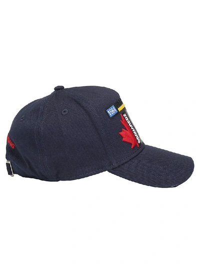 Shop Dsquared2 Hat In Navy