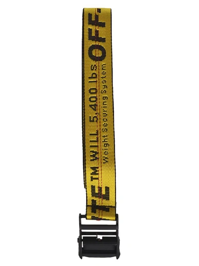 Shop Off-white Industrial Belt In Yellow