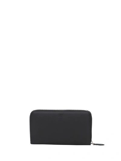 Shop Fendi Travel Zip Around Wallet In Nero