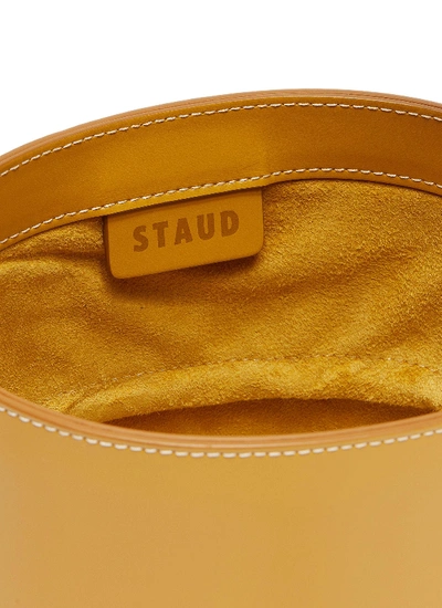 Shop Staud 'bissett' Leather Bucket Bag