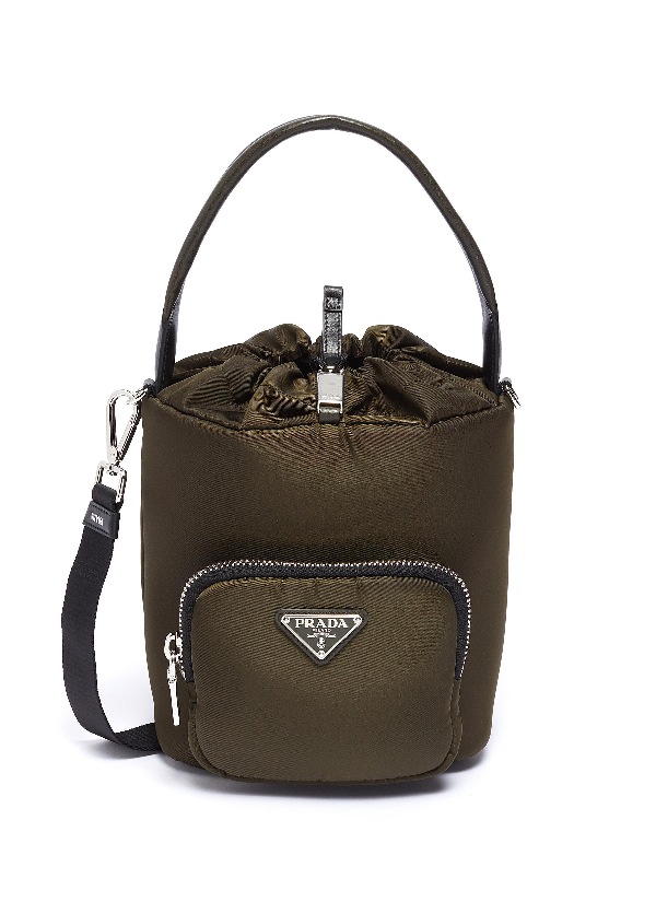 tessuto bucket bag