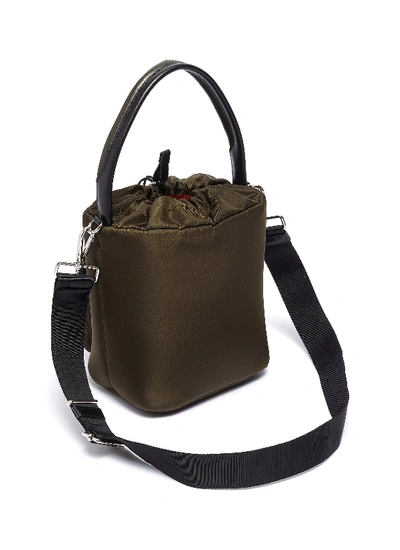 Shop Prada 'tessuto' Bucket Bag