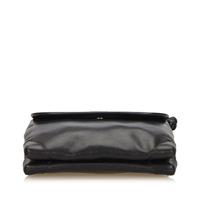 Shop Gucci Leather Crossbody Bag In Black