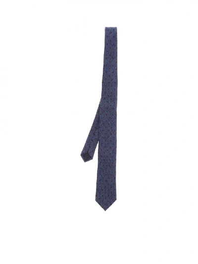 Shop Ermenegildo Zegna Tie Cashmere And Wool Z6d90 1l7 B In Grey