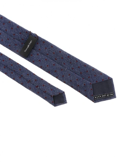 Shop Ermenegildo Zegna Tie Cashmere And Wool Z6d90 1l7 B In Grey