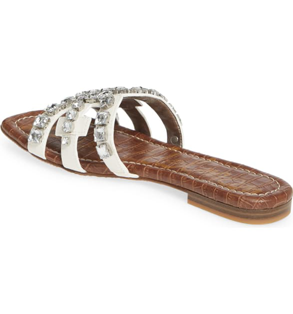 bay 2 embellished slide sandal sam edelman