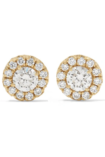 Shop Suzanne Kalan 18-karat Gold Diamond Earrings
