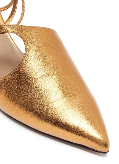 Shop Alumnae Cutout Slingback Leather Mules