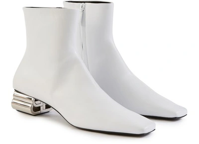 Shop Balenciaga Typo Ankle Boots In 9071