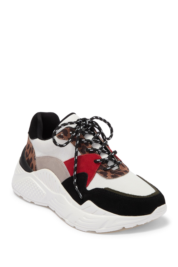 steve madden leather sneakers