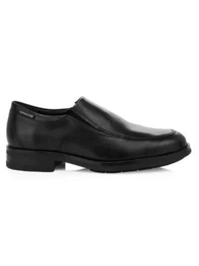 Shop Mephisto Salvatore Leather Dress Shoes In Black