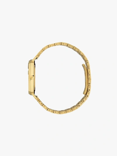 Shop Gucci Gold Tone Grip Stainless Steel Watch