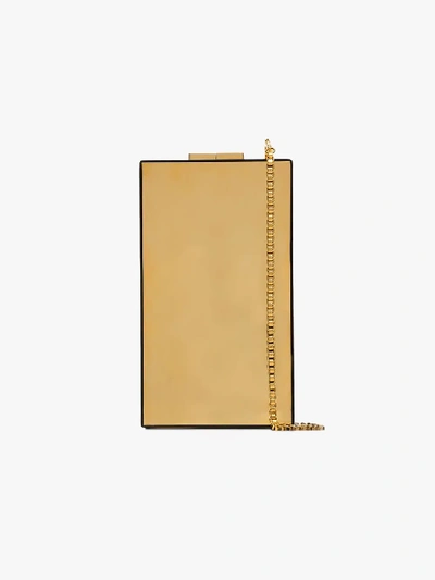 Shop Marzook Gold Tone Box Belt Bag