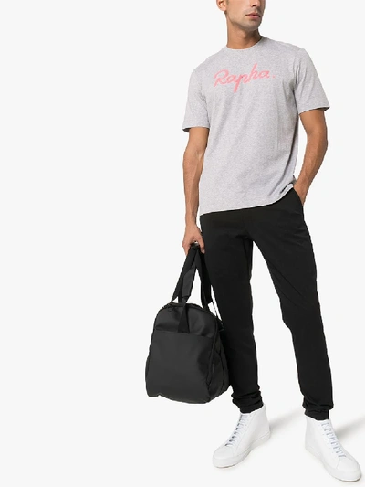 Shop Rapha Logo Print T-shirt In Grey