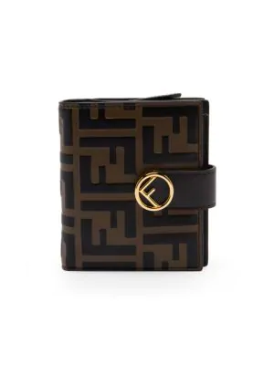 fendi compact wallet