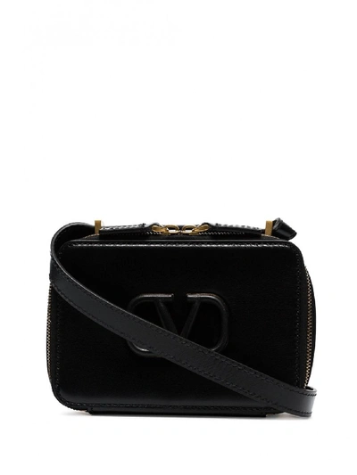 Shop Valentino Vslingsmall Leather Crossbody Bag