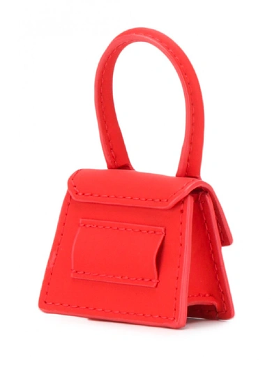 Shop Jacquemus Le Chiquiti Leather Pouch In Red