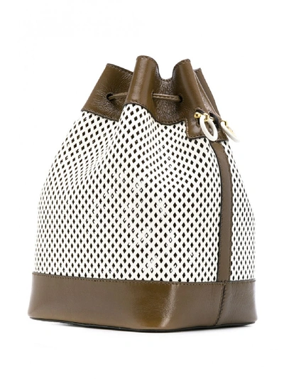 Shop Fendi Mon Tresor Leather Satchel Bag