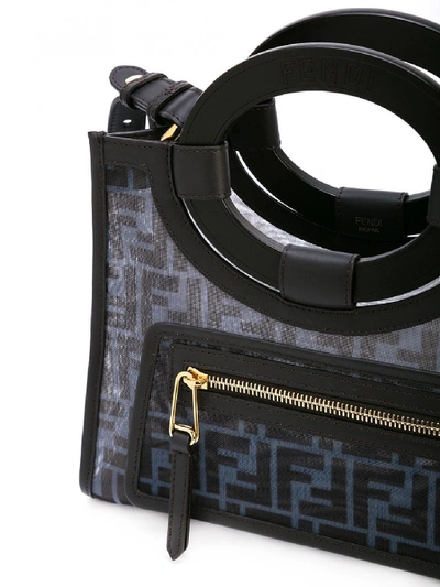 Shop Fendi Runaway Ff Bag In Blue