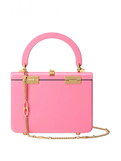 Shop Gucci Sylvie Leather Handbag In Pink
