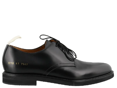 Shop Common Projects Derby Lace In Black