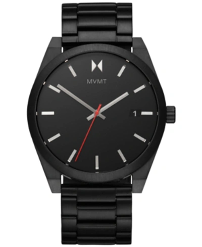 Shop Mvmt Men's Element Ash Black-tone Stainless Steel Bracelet Watch 43mm