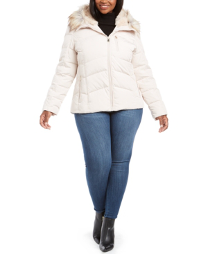 calvin klein plus size puffer jacket