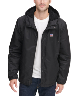 pile lined coaches jacket