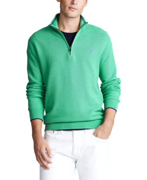 green ralph lauren quarter zip