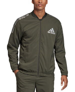 adidas green bomber jacket