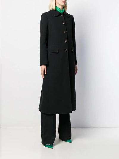 Shop Dolce & Gabbana Blend Wool Coat In Black