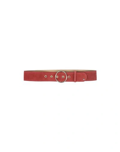 Twinset Belts In Brick Red