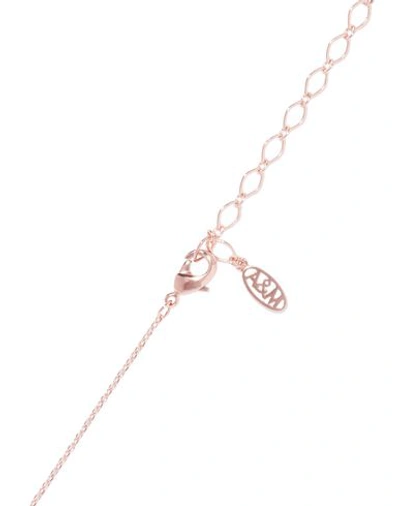 Shop Astrid & Miyu Necklaces In Copper