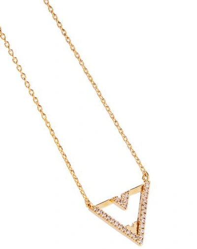 Shop Astrid & Miyu Necklaces In Gold