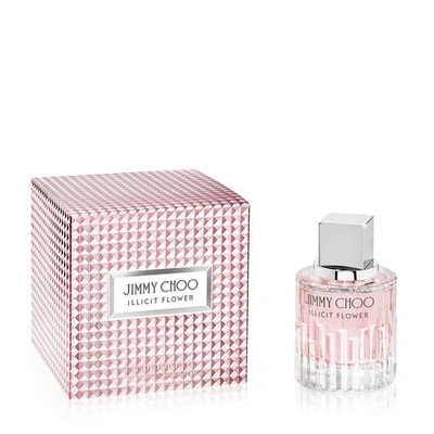 Shop Jimmy Choo Illicit Flower Edt 60ml In Fsp Studded Rose Pink Packaging