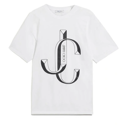 Vipセール70 オフ Jimmy Choo Logo T Shirt White Tシャツ カットソー Www Aiopsnet Com