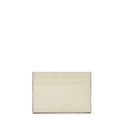 ARIES Linen Grainy Calf Leather Card Holder