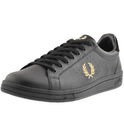 Fred Perry X Miles Kane Leather Sneakers In Black - Black | ModeSens