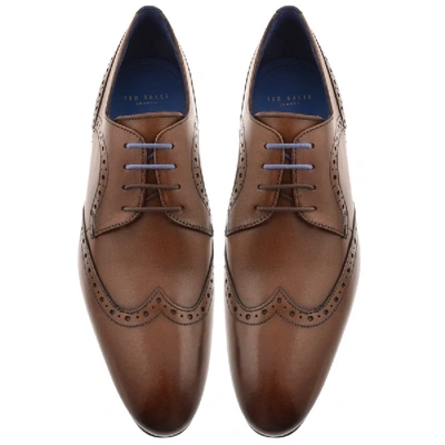 Shop Ted Baker Ollivur Leather Brogues Brown