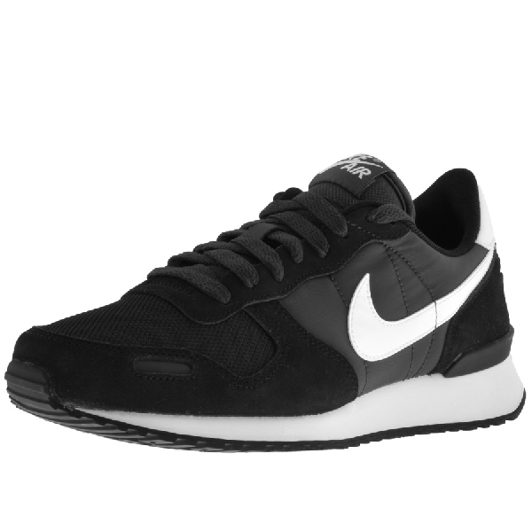 nike air vortex leather trainers in black