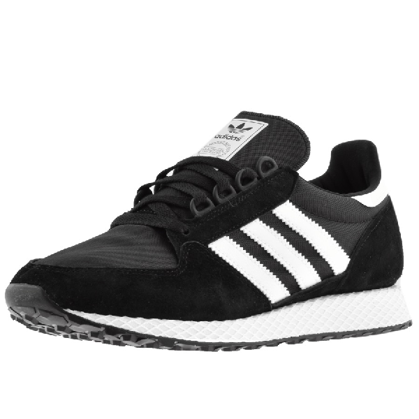 adidas originals forest grove trainers in black