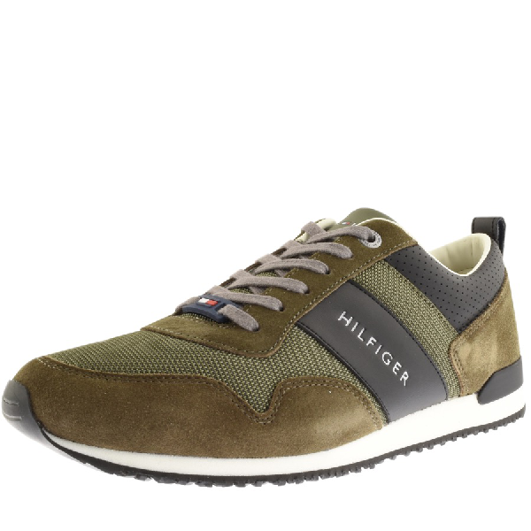 tommy hilfiger green trainers