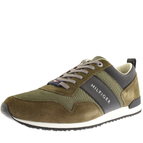 tommy hilfiger khaki trainers