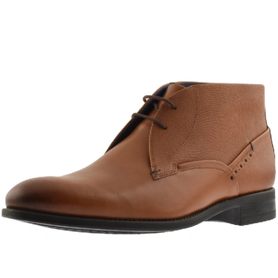 Shop Ted Baker Chemna Leather Boots Brown