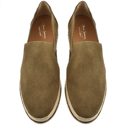 Shop Oliver Sweeney Sweeney London Ives Suede Espadrilles Khaki