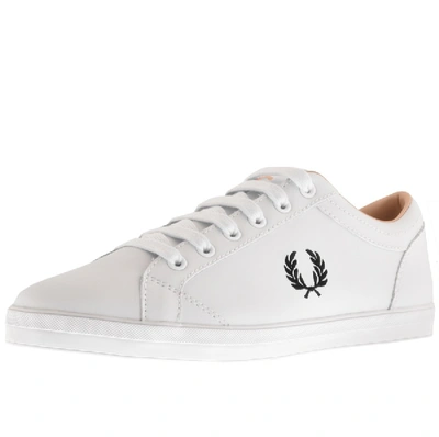 Fred Perry Men's Shoes Leather Trainers Sneakers Baseline In White |  ModeSens
