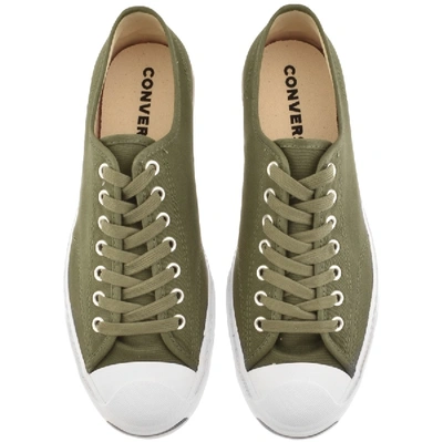 Shop Converse X Jack Purcell Ox Trainers Green